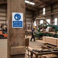 Masks Must be Worn When Working Here