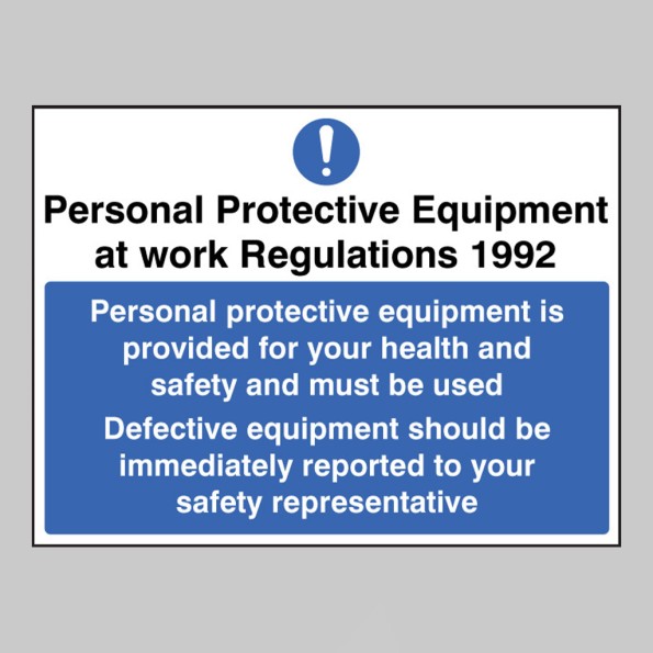 Personal Protective Equipment is Provided for your Health and Safety and Must be Used