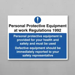 Personal Protective Equipment is Provided for your Health and Safety and Must be Used