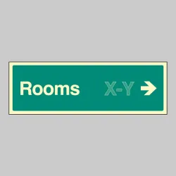 Rooms X-Y - Arrow Right (Specify when ordering) Rooms X-Y - Arrow Right (Specify when ordering)
