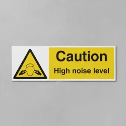 Caution - High Noise Level Caution - High Noise Level