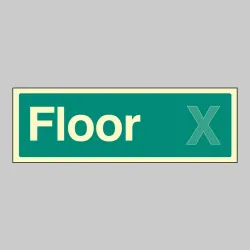 Floor X (Specify when ordering) Floor X (Specify when ordering)
