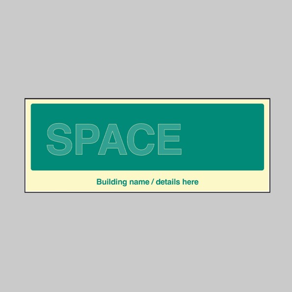 Custom Floor Level ID Board (Space for One)