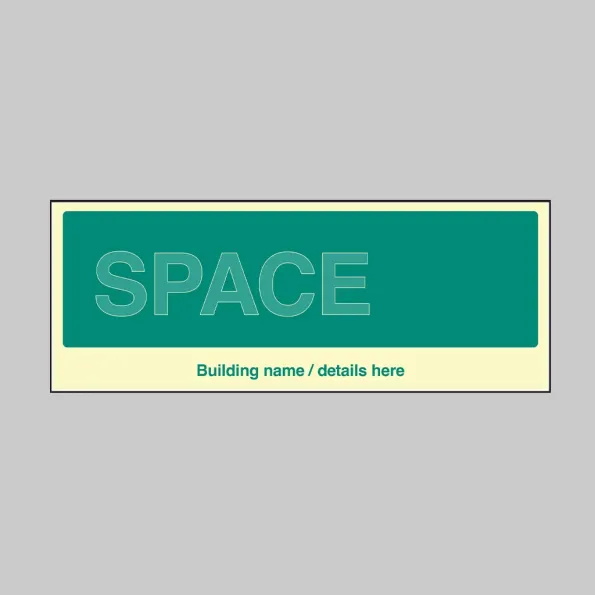 Custom Floor Level ID Board (Space for One) Custom Floor Level ID Board (Space for One)