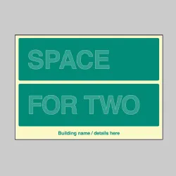 Custom Floor Level ID Board (Space for Two) Custom Floor Level ID Board (Space for Two)