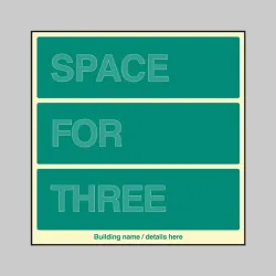 Custom Floor Level ID Board (Space for Three) Custom Floor Level ID Board (Space for Three)
