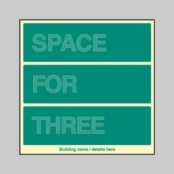 Custom Floor Level ID Board (Space for Three)