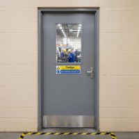 Noise Level 85dB(A) Ear Protectors Worn