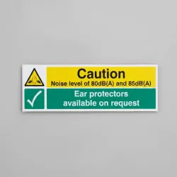 Noise Level - Ear Protectors Available On Request Noise Level - Ear Protectors Available On Request