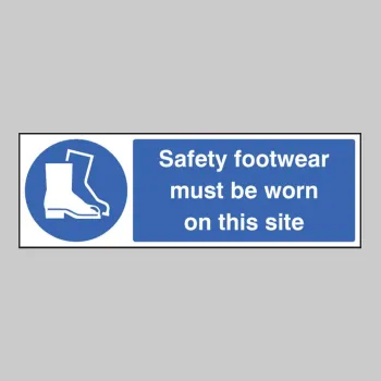 Safety Footwear Must be Worn On this Site Safety Footwear Must be Worn On this Site