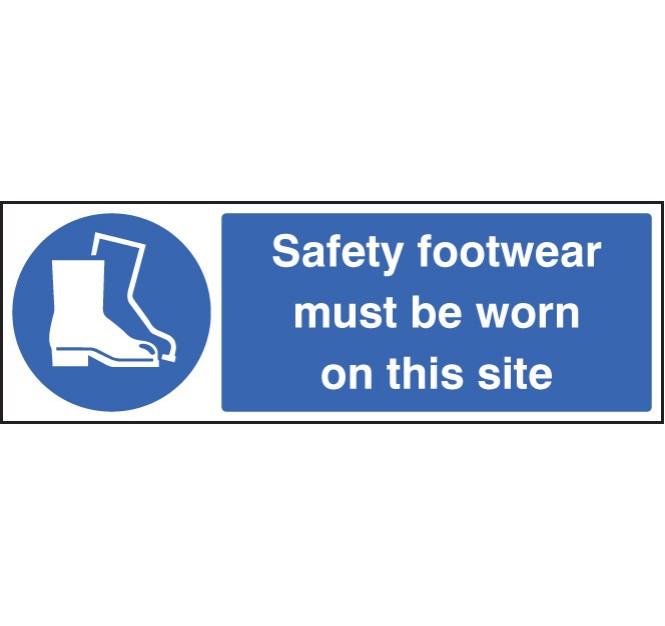 Safety Footwear Must be Worn On this Site