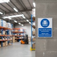 High Visibility Jackets Must be Worn (English / Polish)