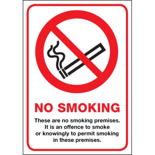 No Smoking Premises - (Scotland)