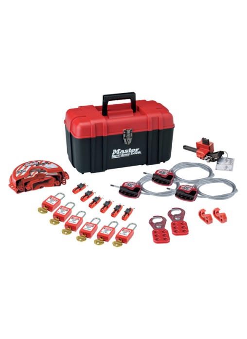 Standard Lockout Kit with Electrical & Mechanical Devices