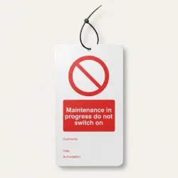 Maintenance in Progress - Double Sided Tags (Pack of 10)