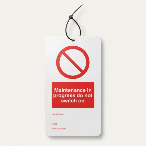 Maintenance in Progress - Double Sided Tags (Pack of 10) Maintenance in Progress - Double Sided Tags (Pack of 10)