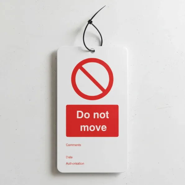 Do Not Move - Double Sided Tags (Pack of 10)