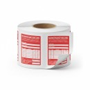 Fire Extinguisher Maintenance Label