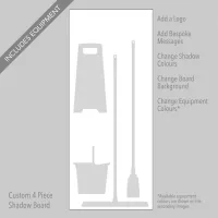 Shadow Board (4 Piece Cleaning Station) Shadow Board (4 Piece Cleaning Station)
