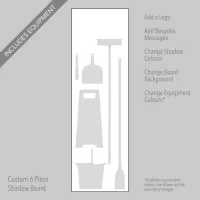 Shadow Board (6 Piece Cleaning Station) Shadow Board (6 Piece Cleaning Station)
