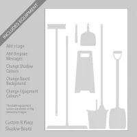 Shadow Board (8 Piece Cleaning Station) Shadow Board (8 Piece Cleaning Station)