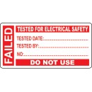 Failed - PAT Test Write On Labels (Roll of 250)