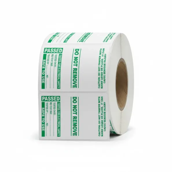 Passed - PAT Test Cable Wrap Labels (Roll of 100) Passed - PAT Test Cable Wrap Labels (Roll of 100)
