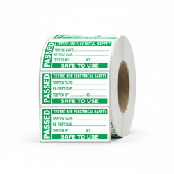 Passed - PAT Test Write On Labels (Roll of 250)