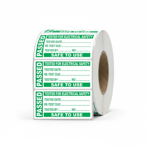 Passed - PAT Test Write On Labels (Roll of 250)