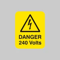 Danger - 240 Volts - Labels Danger - 240 Volts - Labels