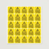 Danger - 110 Volts - Labels