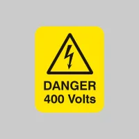 Danger - 400 Volts - Labels Danger - 400 Volts - Labels