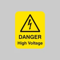 Danger - High Voltage Labels Danger - High Voltage Labels