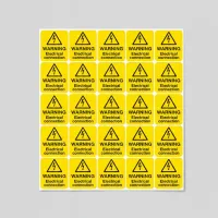 Warning - Electrical Connection Labels Warning - Electrical Connection Labels
