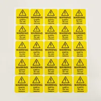 Warning - Earth Do Not Remove Labels