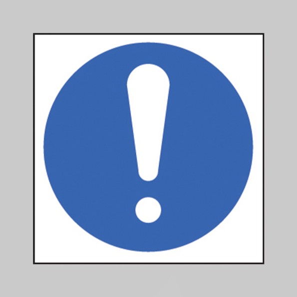 ! - Mandatory - Exclamation Symbol