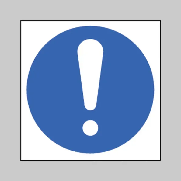! - Mandatory - Exclamation Symbol
