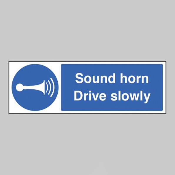 Sound Horn Drive Slowly