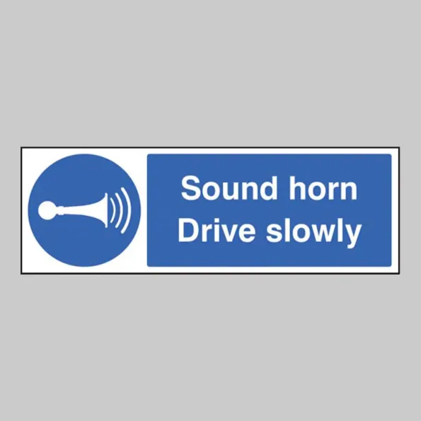 Sound Horn Drive Slowly