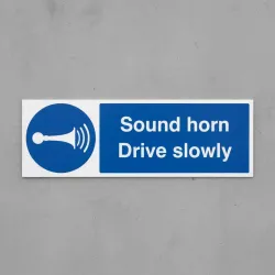 Sound Horn Drive Slowly Sound Horn Drive Slowly