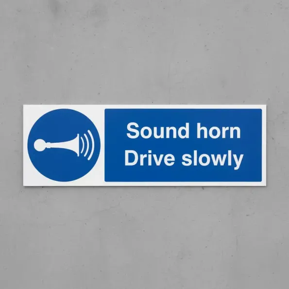 Sound Horn Drive Slowly Sound Horn Drive Slowly