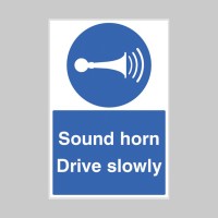 Sound Horn Drive Slowly