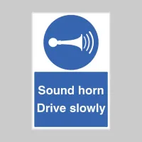 Sound Horn Drive Slowly