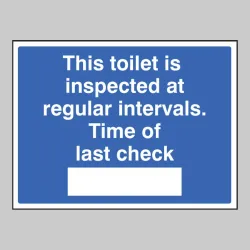 This Toilet Is Inspected (Space for Time)