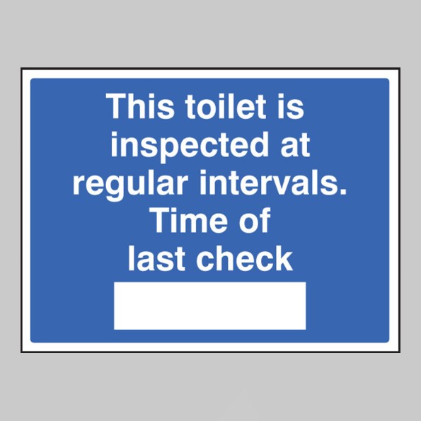 This Toilet Is Inspected (Space for Time)