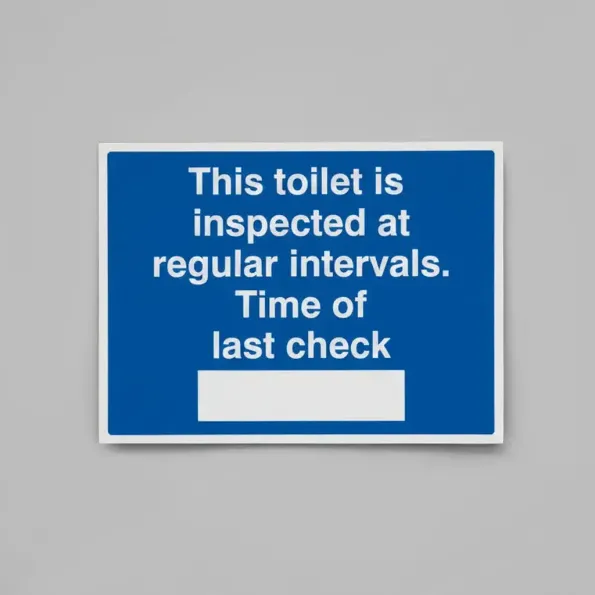 This Toilet Is Inspected (Space for Time) This Toilet Is Inspected (Space for Time)