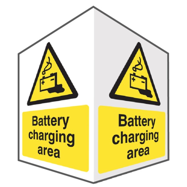 Battery Charging - Projecting Sign