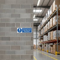 This Area Is to be Kept Clear of All Obstructions