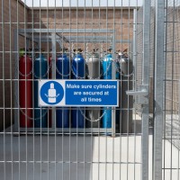 Make Sure Cylinders Are Secure At All Times