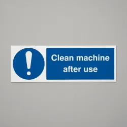 Clean Machine After Use Clean Machine After Use